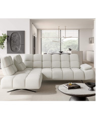 Narożnik Prado L, przestawne oparcia x 5, regulowany podłokietnik, Wersal