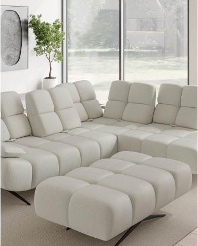 Narożnik Prado L, przestawne oparcia x 5, regulowany podłokietnik, Wersal