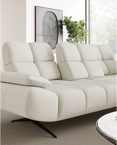 Narożnik Prado L, przestawne oparcia x 5, regulowany podłokietnik, Wersal