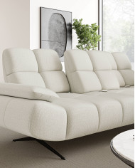 Narożnik Prado L, przestawne oparcia x 5, regulowany podłokietnik, Wersal