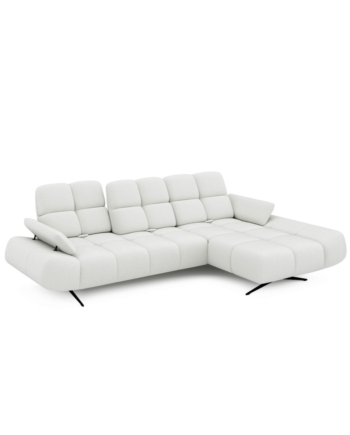 Narożnik Prado S, przestawne oparcia x 3, regulowane podłokietniki, Wersal