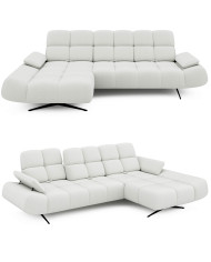 Narożnik Prado S, przestawne oparcia x 3, regulowane podłokietniki, Wersal