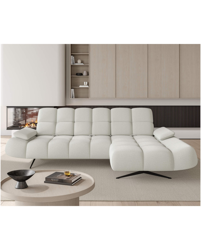 Narożnik Prado S, przestawne oparcia x 3, regulowane podłokietniki, Wersal