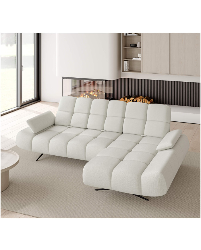 Narożnik Prado S, przestawne oparcia x 3, regulowane podłokietniki, Wersal