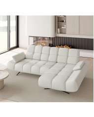 Narożnik Prado S, przestawne oparcia x 3, regulowane podłokietniki, Wersal