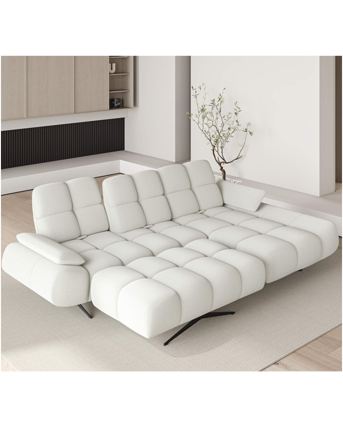 Narożnik Prado S, przestawne oparcia x 3, regulowane podłokietniki, Wersal