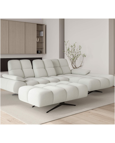 Narożnik Prado S, przestawne oparcia x 3, regulowane podłokietniki, Wersal