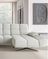 Narożnik Prado XL, przestawne oparcia x 6, regulowany podłokietnik, Wersal