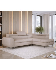 Narożnik Rayo L, funkcja spania, pojemnik, regulowane zagłówki, Wersal