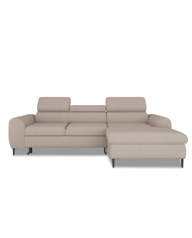 Narożnik Rayo S, funkcja spania, pojemnik, regulowane zagłówki, Wersal