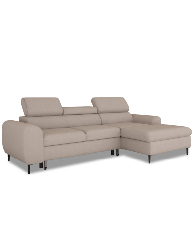 Narożnik Rayo S, funkcja spania, pojemnik, regulowane zagłówki, Wersal