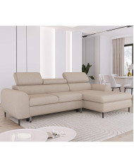 Narożnik Rayo S, funkcja spania, pojemnik, regulowane zagłówki, Wersal