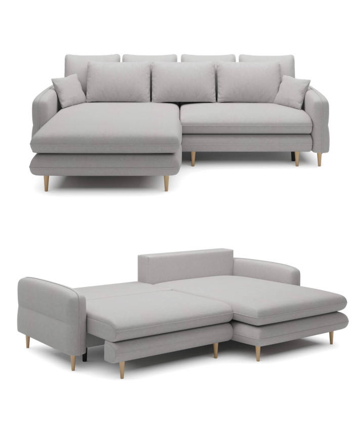 Narożnik Sally, funkcja spania, pojemnik, Wersal