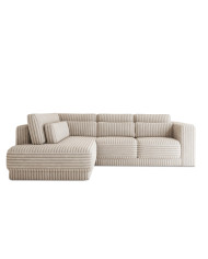 Narożnik Tirana, luźne poduchy oparciowe i lędźwiowe, Wersal