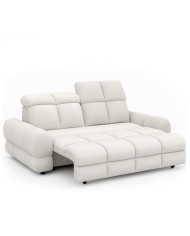Sofa Tollo 2E, elektrycznie wysuwane siedzisko, regulowane zagłówki, Wersal