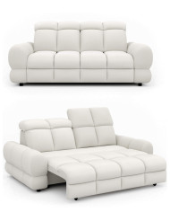 Sofa Tollo 2E, elektrycznie wysuwane siedzisko, regulowane zagłówki, Wersal