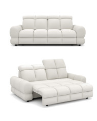 Sofa Tollo 3E, elektrycznie wysuwane siedzisko, regulowane zagłówki, Wersal