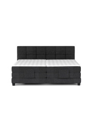 Łóżko kontynentalne Eagle 160x200 cm, boxspring, elektrycznie regulowane, tapicerowane, materace, Wersal