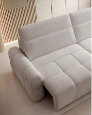 Bigsofa Mateo, elektrycznie wysuwane siedzisko, regulowane zagłówki, Wersal
