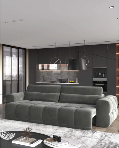 Sofa Lagos 2E, elektrycznie wysuwane siedzisko, regulowane manualnie oparcia, Wersal