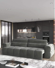 Sofa Lagos 2E, elektrycznie wysuwane siedzisko, regulowane manualnie oparcia, Wersal