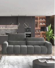 Sofa Lagos 2E, elektrycznie wysuwane siedzisko, regulowane manualnie oparcia, Wersal