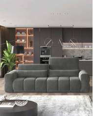 Sofa Lagos 3E, elektrycznie wysuwane siedzisko, regulowane manualnie oparcia, Wersal