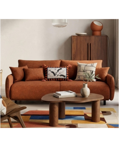 Sofa Fabiola, funkcja spania, pojemnik, COMFORTEO