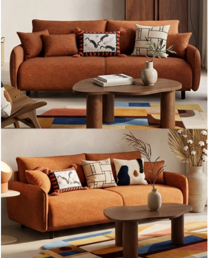 Sofa Fabiola, funkcja spania, pojemnik, COMFORTEO