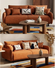 Sofa Fabiola, funkcja spania, pojemnik, COMFORTEO