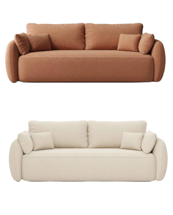 Sofa Moretti, funkcja spania, pojemnik, COMFORTEO