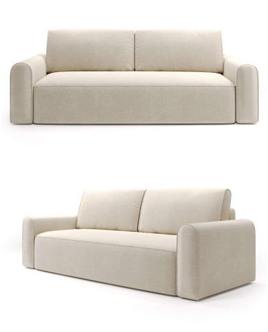 Sofa Piemonte, funkcja spania, pojemnik, COMFORTEO
