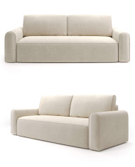 Sofa Piemonte, funkcja spania, pojemnik, COMFORTEO