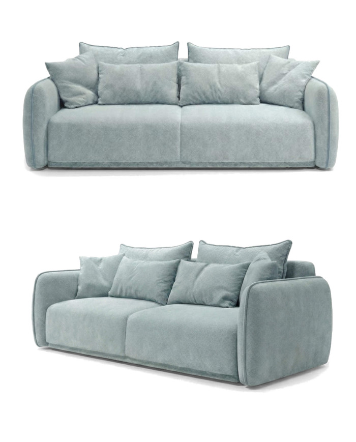 Bigsofa Pulia, funkcja spania, pojemnik, COMFORTEO