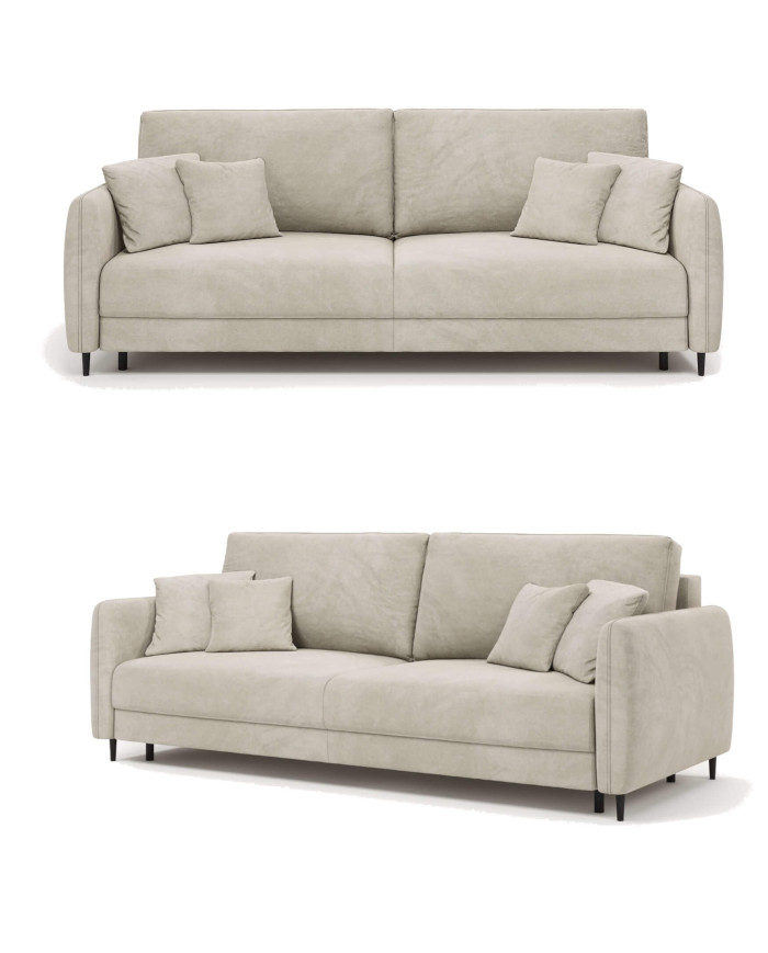 Sofa Vigo, funkcja spania, pojemnik, COMFORTEO
