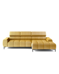Narożnik Imperia S, elektrycznie wysuwane siedzisko, regulowane zagłówki, WERSAL