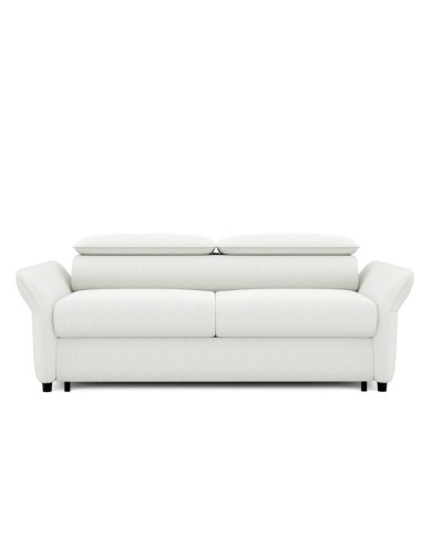 Sofa Manzo 120, włoska funkcja spania, materac, regulowane zagłówki, Wersal