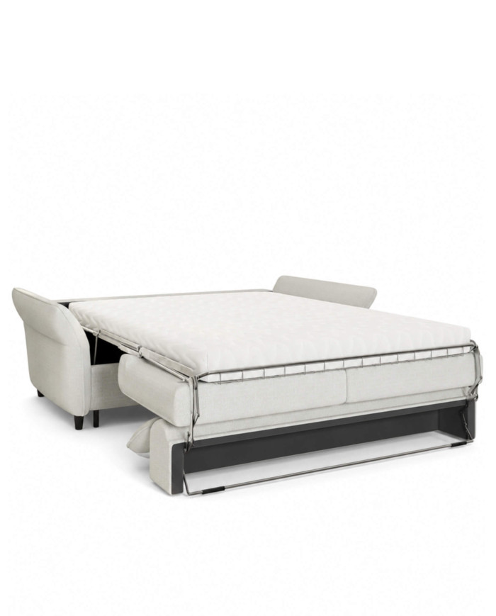 Sofa Manzo 120, włoska funkcja spania, materac, regulowane zagłówki, Wersal