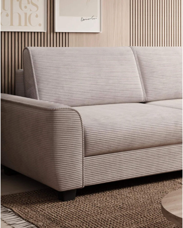Sofa Monza 140, włoska funkcja spania, materac, Wersal