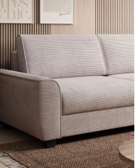 Sofa Monza 140, włoska funkcja spania, materac, Wersal