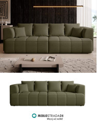 Bigsofa Albio, elektrycznie wysuwane siedzisko, Wersal