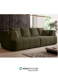 Bigsofa Albio, elektrycznie wysuwane siedzisko, Wersal
