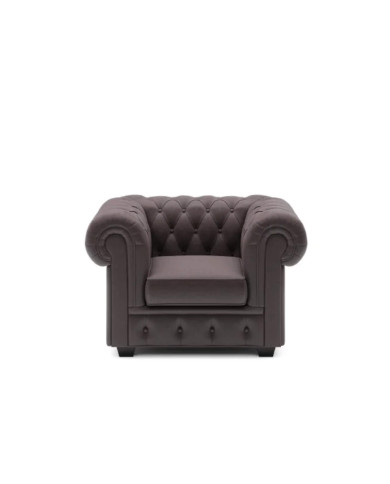 Fotel Chesterfield, pikowany, Wersal