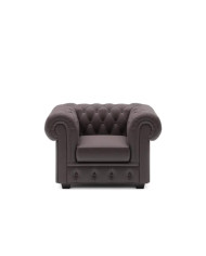 Fotel Chesterfield, pikowany, Wersal
