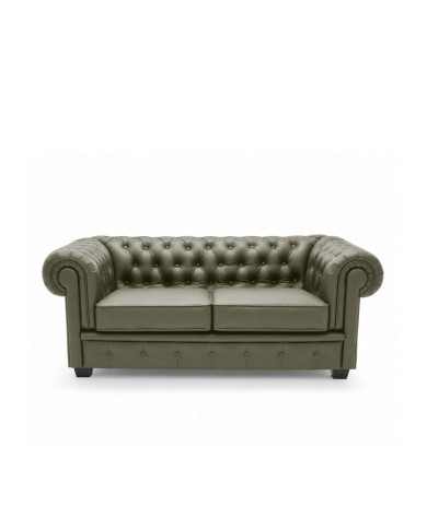 Sofa Chesterfield 2, skóra naturalna, Wersal