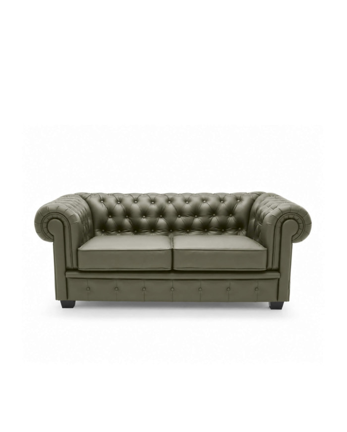 Sofa Chesterfield 2, skóra naturalna, Wersal