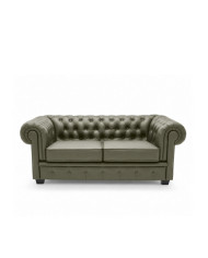 Sofa Chesterfield 2, skóra naturalna, Wersal