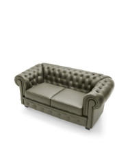 Sofa Chesterfield 2, skóra naturalna, Wersal