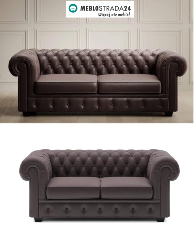 Sofa Chesterfield 3, pikowana, Wersal