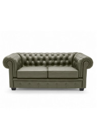Sofa Chesterfield 3, skóra naturalna, Wersal